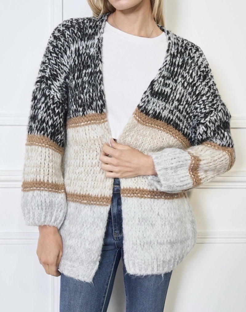 Mehrfarbige Wollweste – Einheitsgröße | Made in Italy