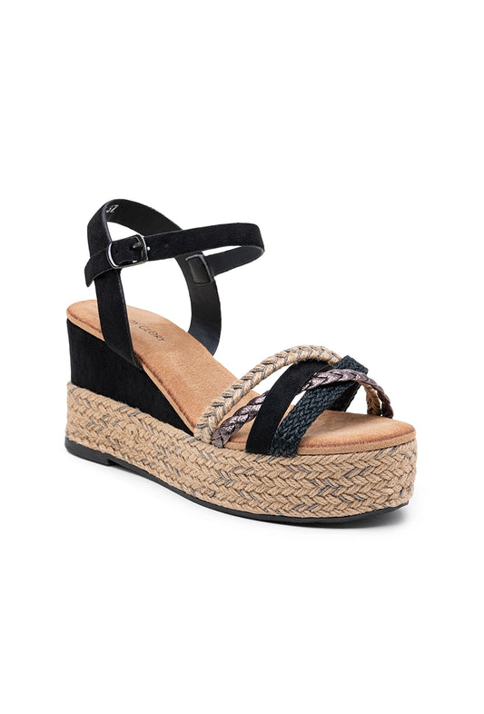 Keilsandalen aus Raffia – Eleganz und Komfort