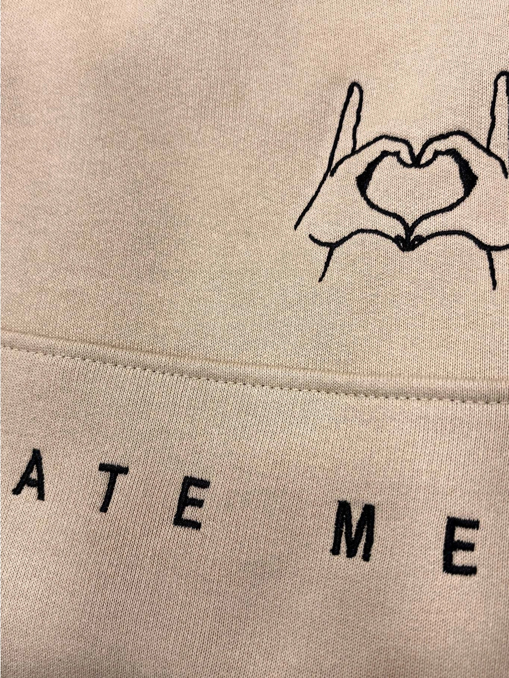 Unisex Oversize Sweatshirt – Love Me & Hate Me II by Loco Monky