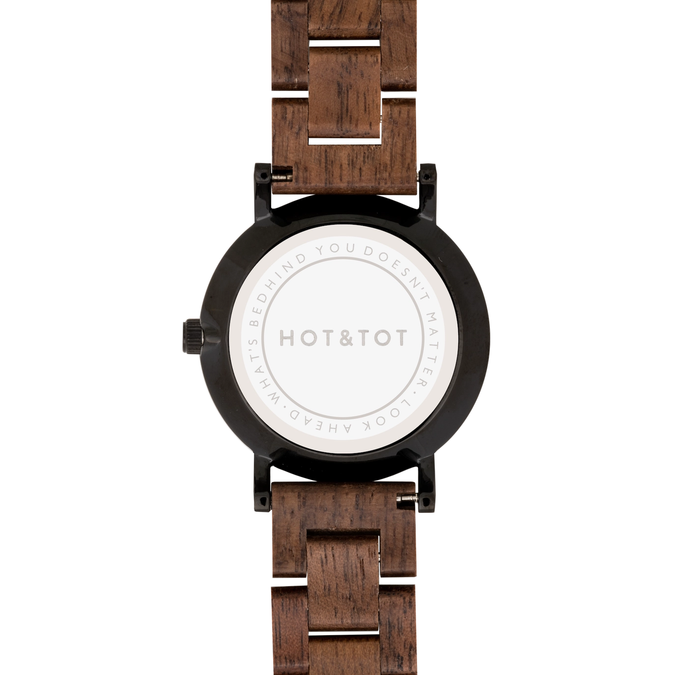 NYX | Holzuhr für Damen | Walnussholz | Roségoldener Edelstahl | 32 mm