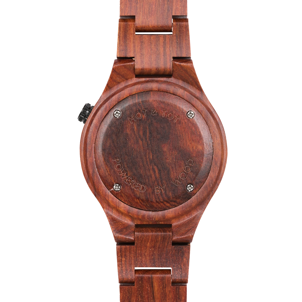 SFINX Armbanduhr | Unisex Holzuhr | Nachhaltig | Rot | Weiß | Schwarz