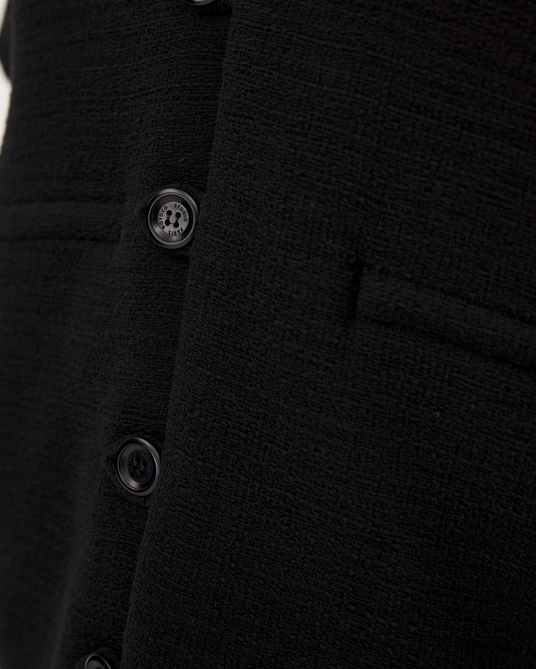 Vatna Black Tweed Jacke