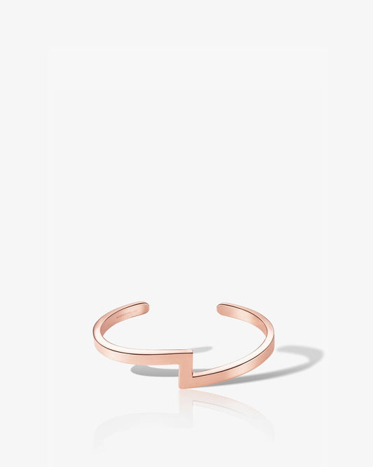 Leuchtendes Roségold – Blitz-Armband