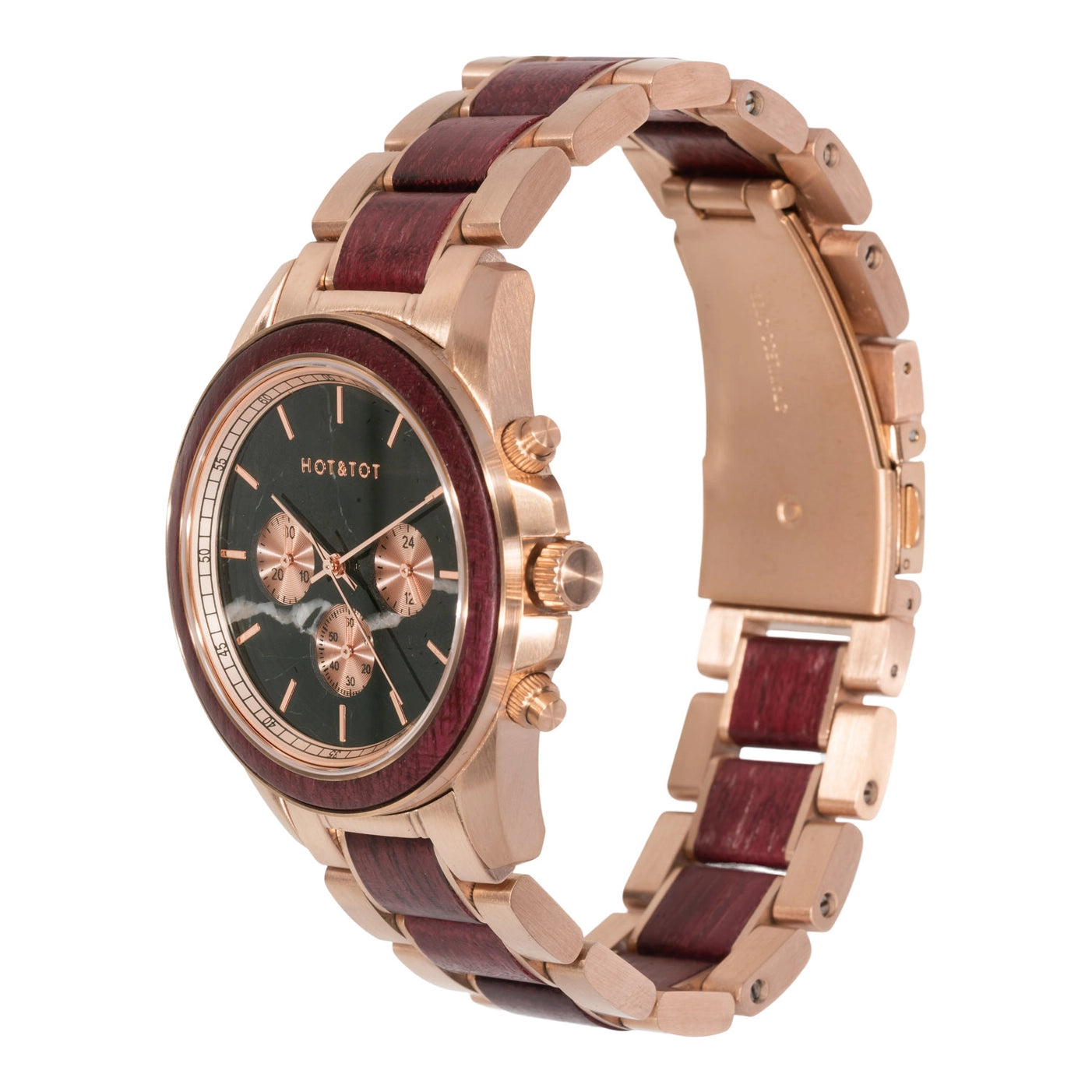 ROYAL PELTOGYNE | Holzuhr für Herren | Marmor | Nachhaltige Armbanduhr