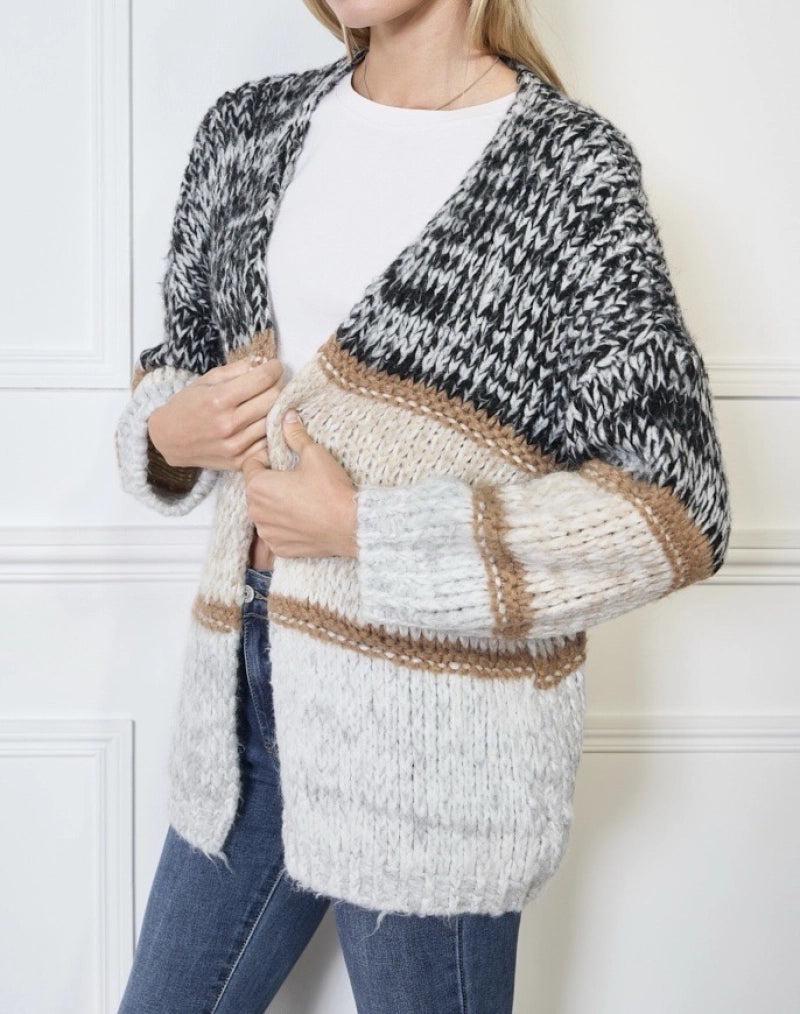 Mehrfarbige Wollweste – Einheitsgröße | Made in Italy