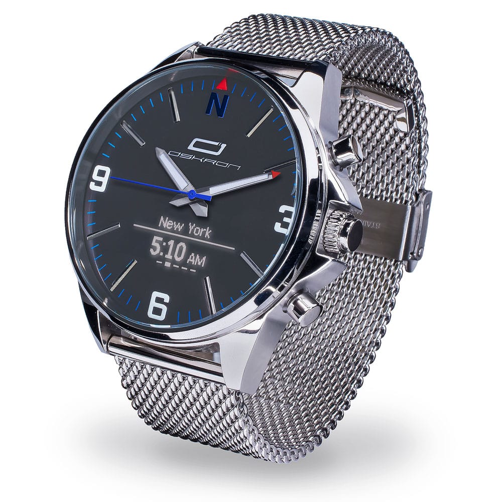 OSKRON Classic Silber – Feingliedrige Smarte Schmuckuhr