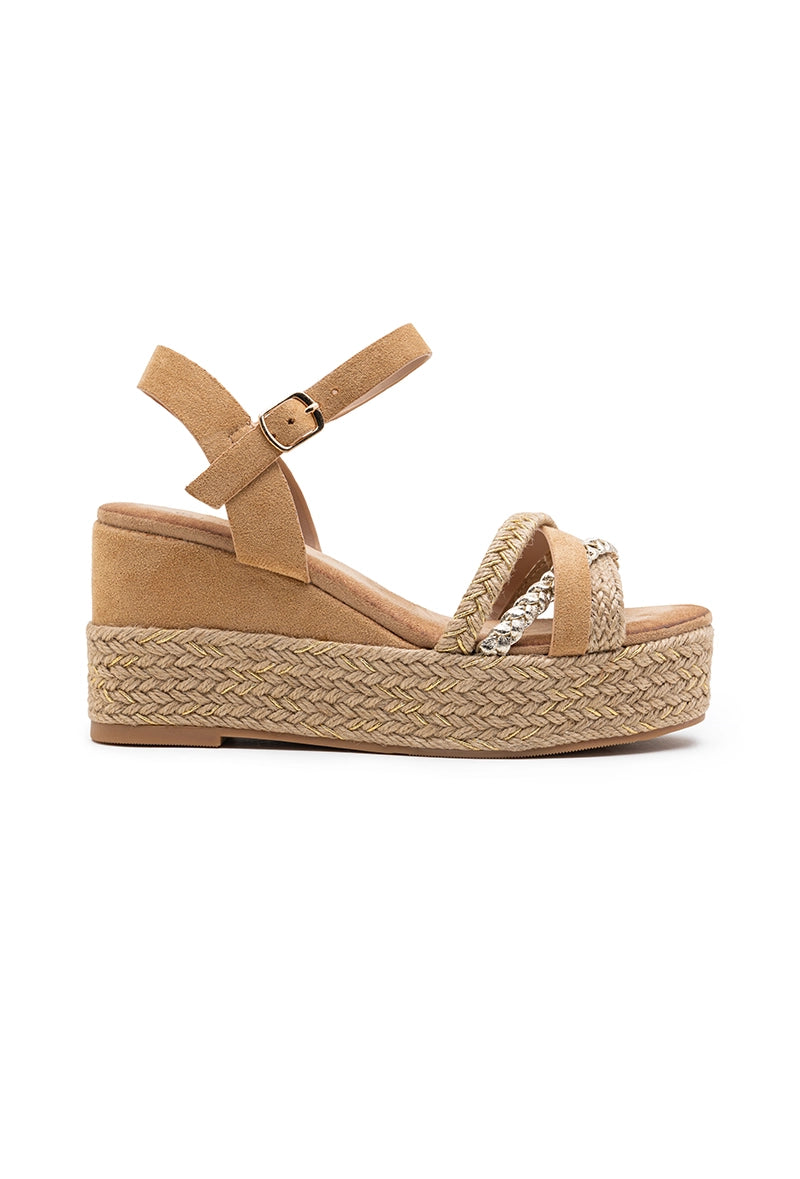 Keilsandalen aus Raffia – Eleganz und Komfort