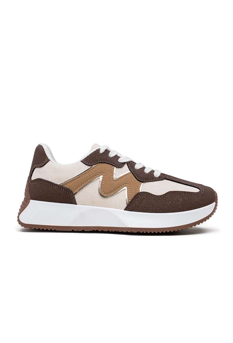 Damen-Sneaker mit dicker Sohle in mehreren Farben