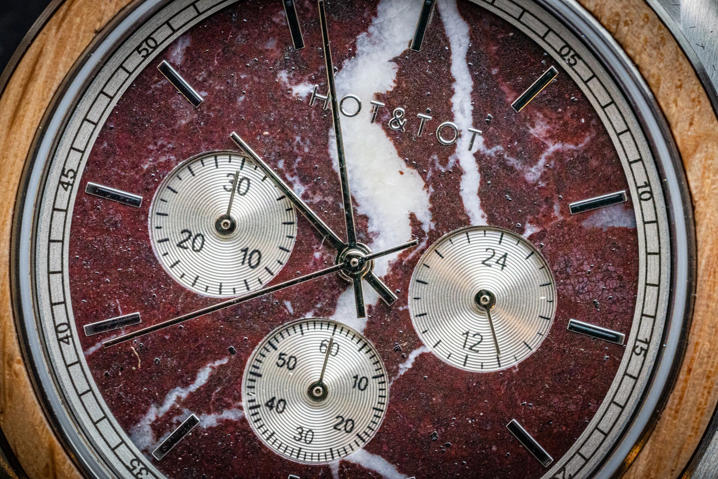 ROYAL OAK | Holzuhr für Herren | Marmor | Eiche | Nachhaltige Armbanduhr