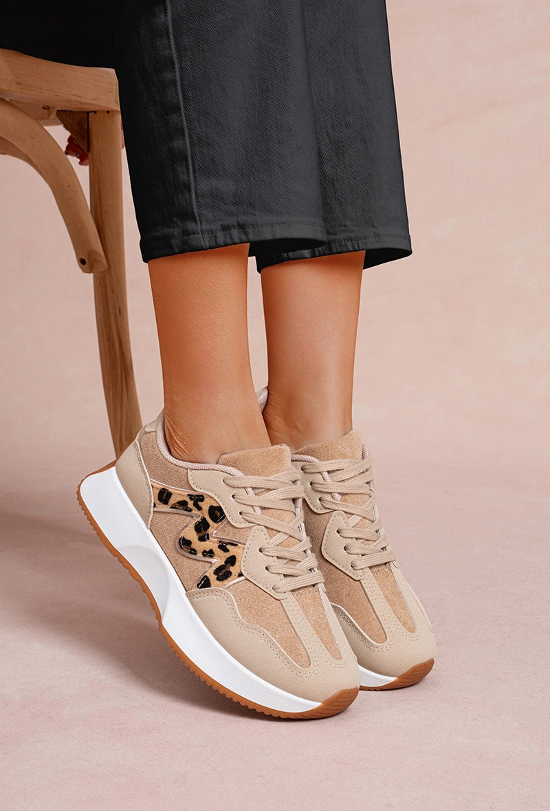 Damen-Sneaker mit dicker Sohle in mehreren Farben