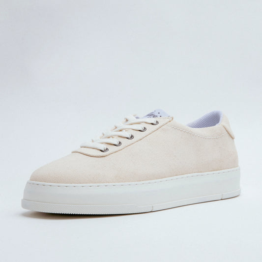 San Pietro 22.7 Sneaker | Ecru | Cord-Leinen | Made in Portugal