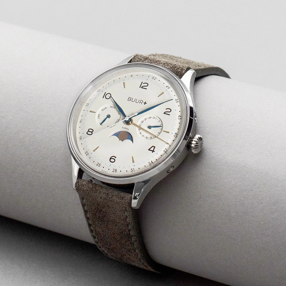 Tungl in Cream – Schweizer Mondphasenkalender im Vintage-Stil