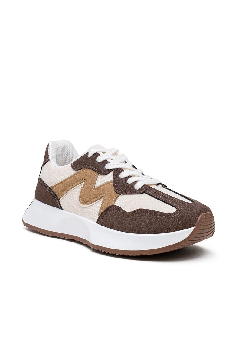 Damen-Sneaker mit dicker Sohle in mehreren Farben