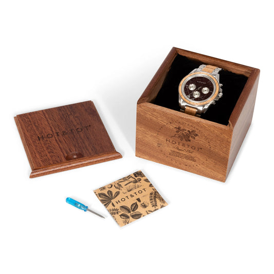 ROYAL OAK | Holzuhr für Herren | Marmor | Eiche | Nachhaltige Armbanduhr