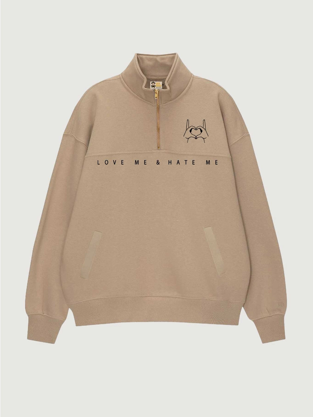 Unisex Oversize Sweatshirt – Love Me & Hate Me II by Loco Monky