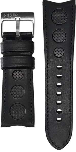 NB3-TN-PNN – Titan-Chronograph mit gelbem Zifferblatt Naked Bike