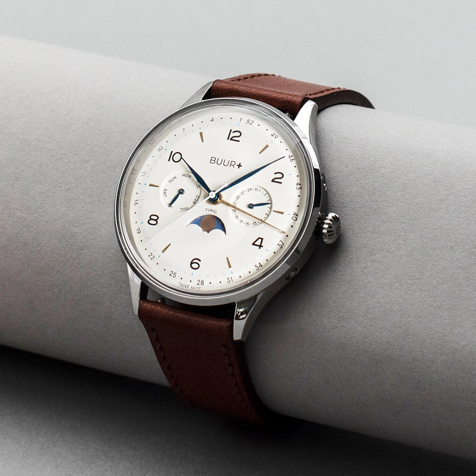 Tungl in Cream – Schweizer Mondphasenkalender im Vintage-Stil