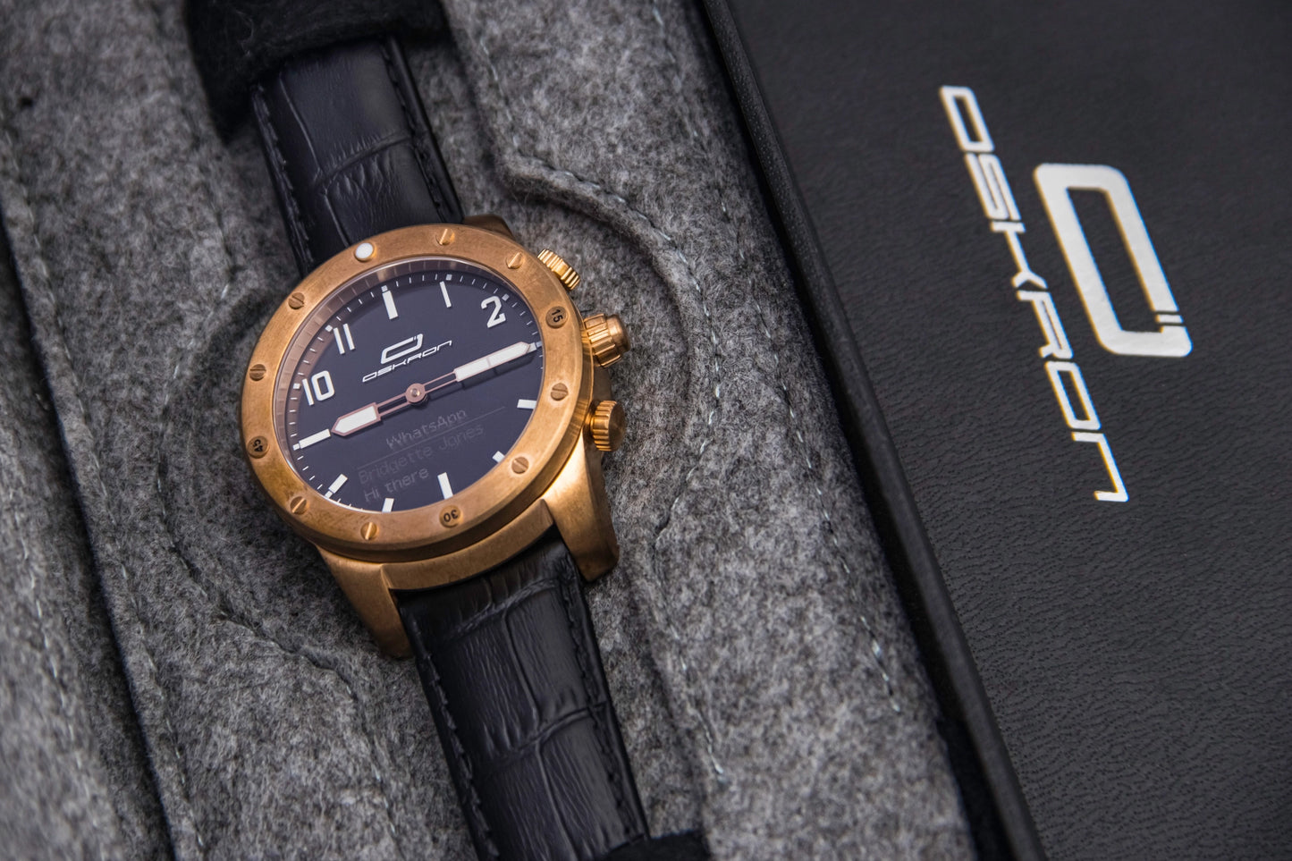 OSKRON II Patina – Stilvolle Damen-Schmuckuhr mit Smartwatch-Funktionen