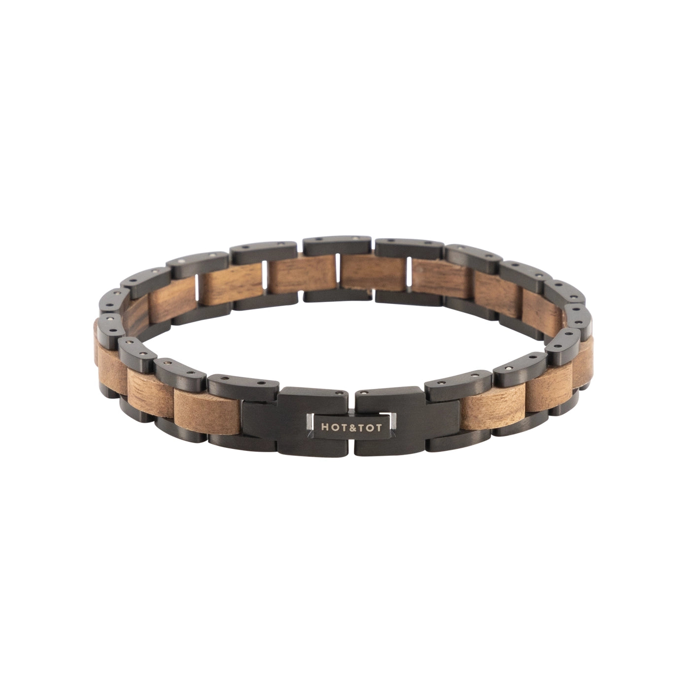 COBRA Armband | Herrenarmband | Walnussholz | Schwarz | Nachhaltig