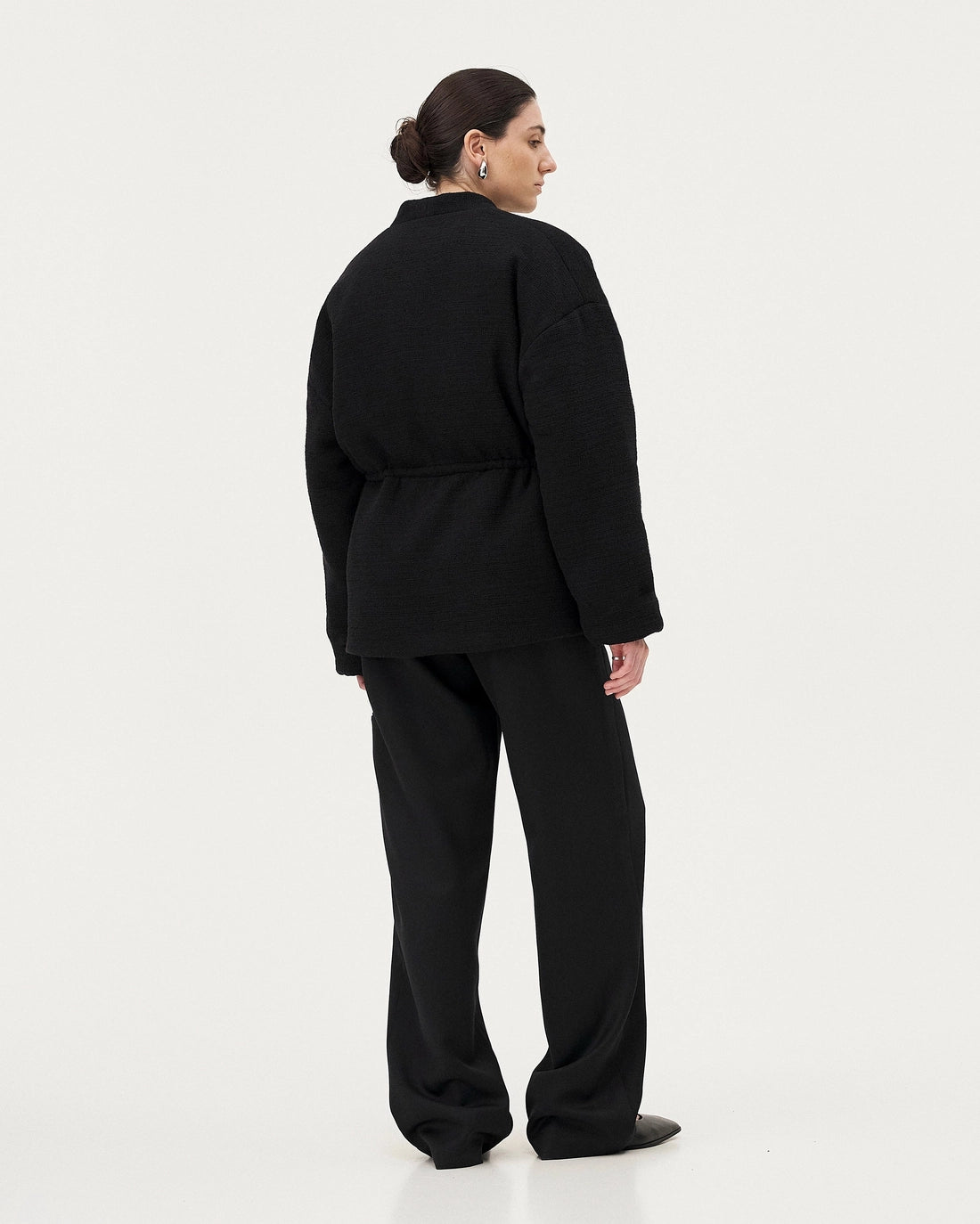 Vatna Black Tweed Jacke