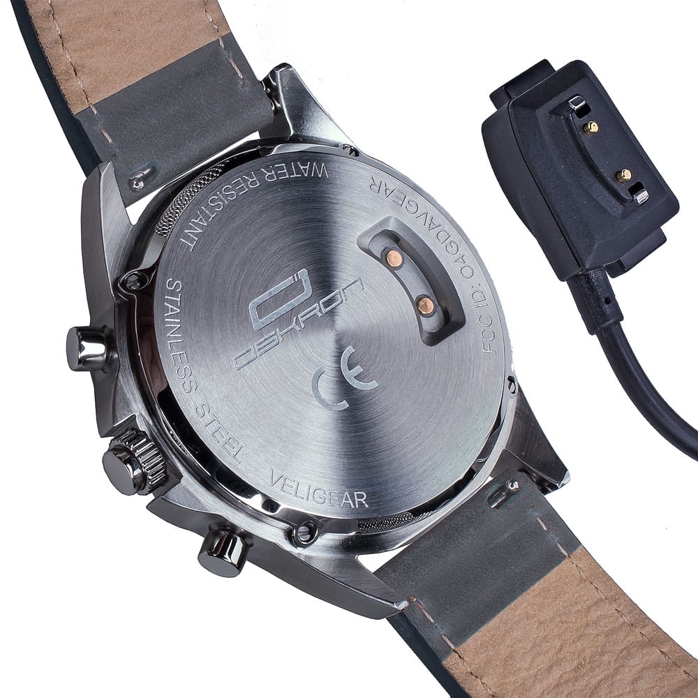 OSKRON Classic mit Lederarmband | Smarte Schmuckuhr