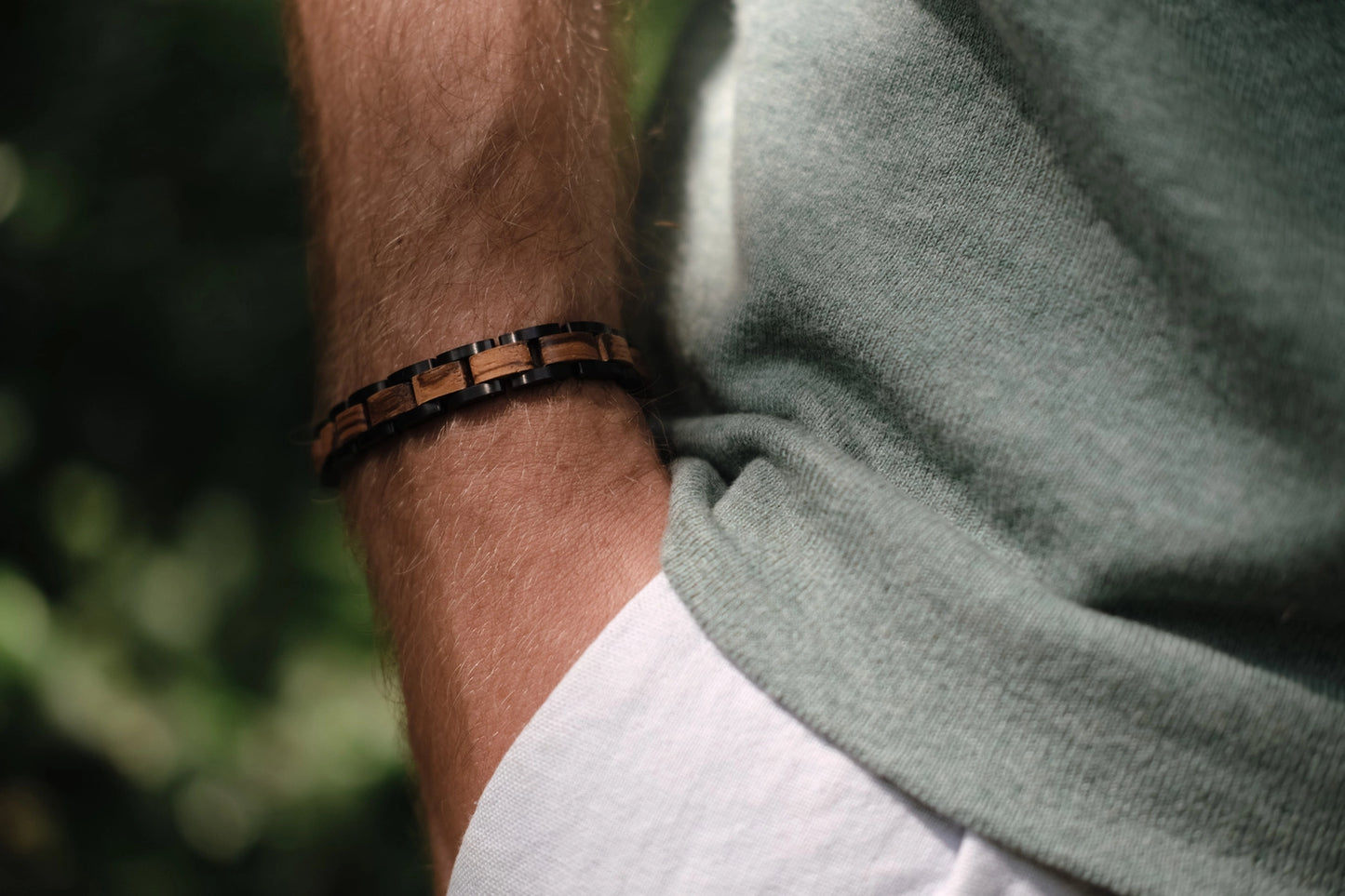 VIPER Armband | Herrenarmband | Zebraholz | Schwarz | Nachhaltig