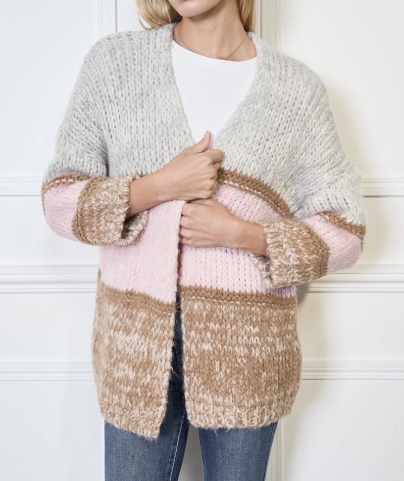 Mehrfarbige Wollweste – Einheitsgröße | Made in Italy