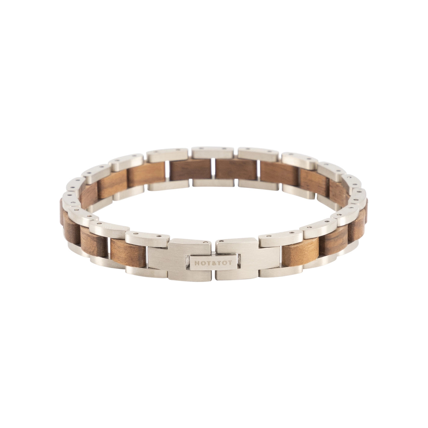 BOA Armband | Herrenarmband | Zebraholz | Silber | Nachhaltig