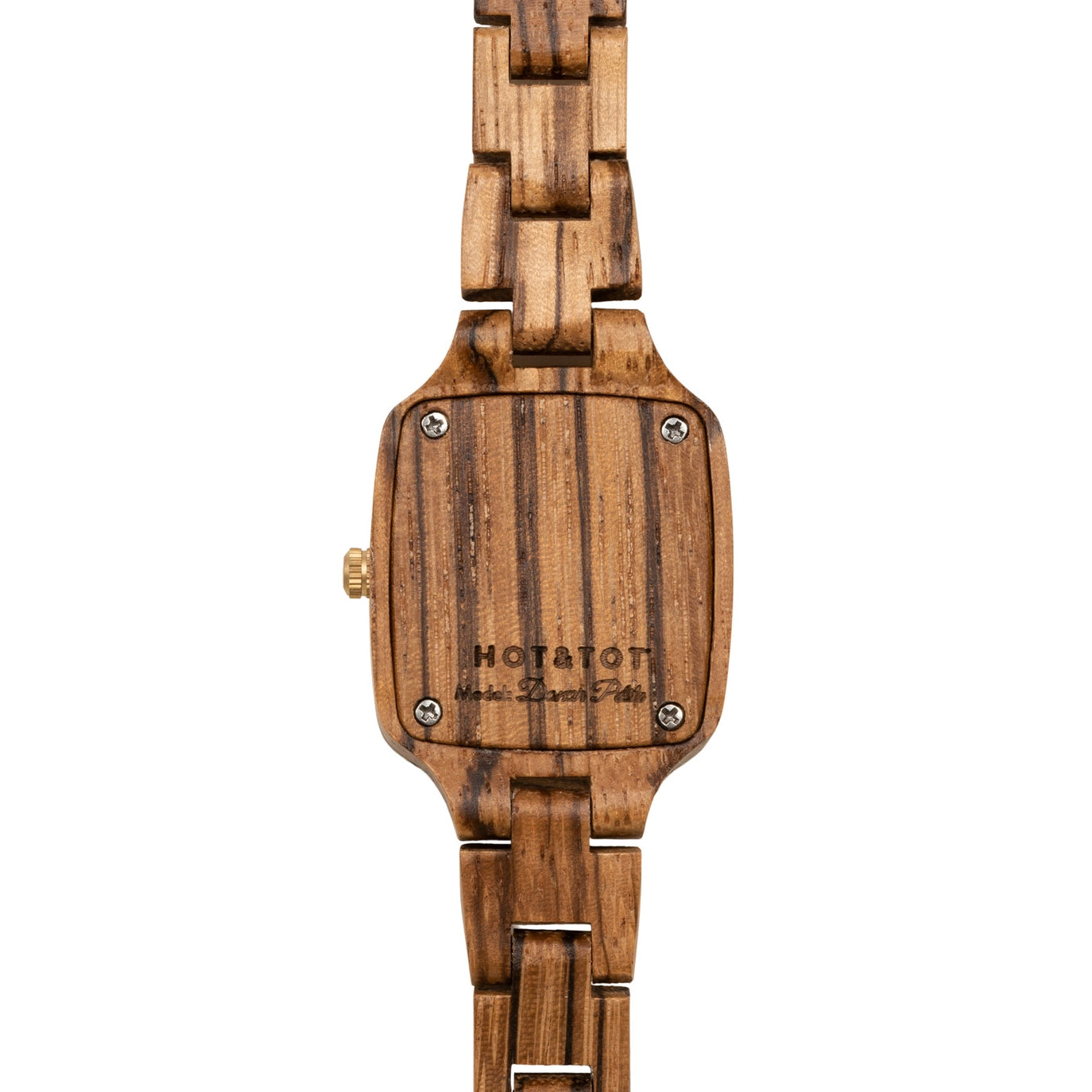 DONAR PETITE Armbanduhr | Holzuhr für Damen | Nachhaltig | Square