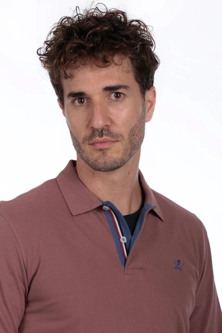 Herren Langarm Basic Polo aus 100% Baumwolle – The Time Of Bocha