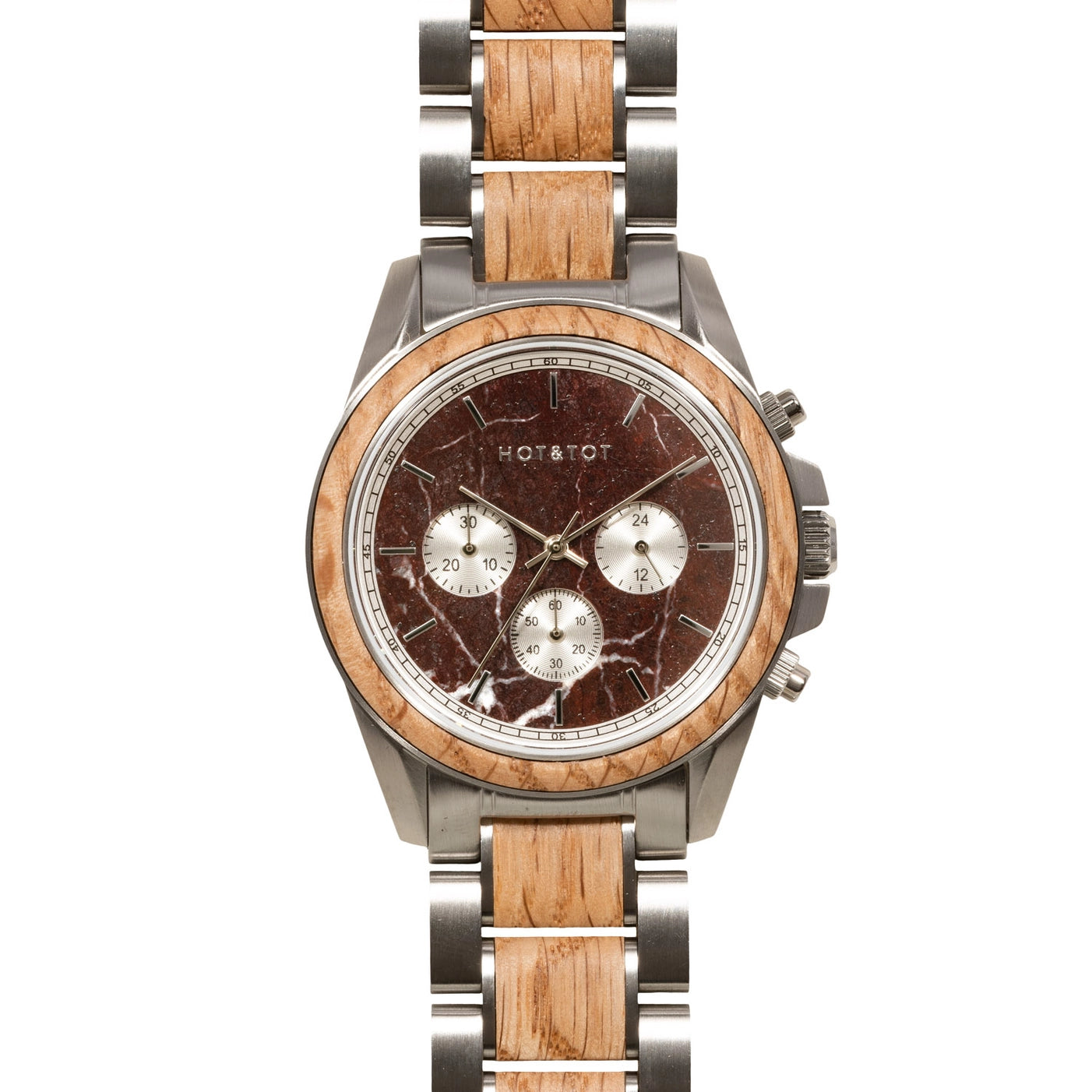 ROYAL OAK | Holzuhr für Herren | Marmor | Eiche | Nachhaltige Armbanduhr