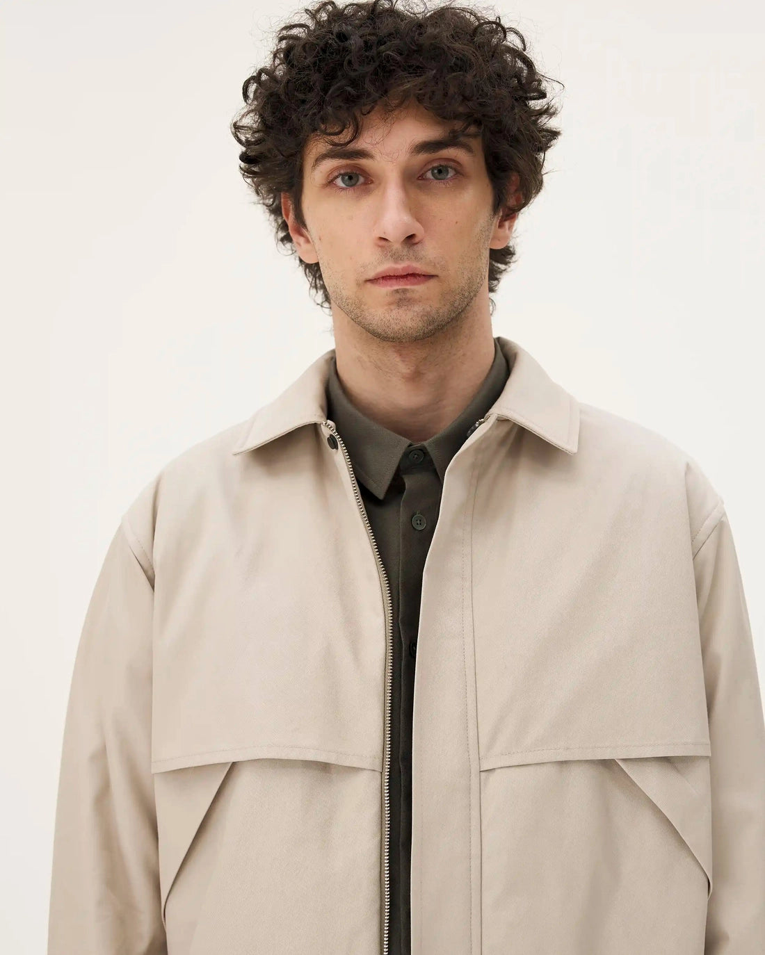 Nevada Daunenjacke – Beige | Wasserabweisend & gesteppt