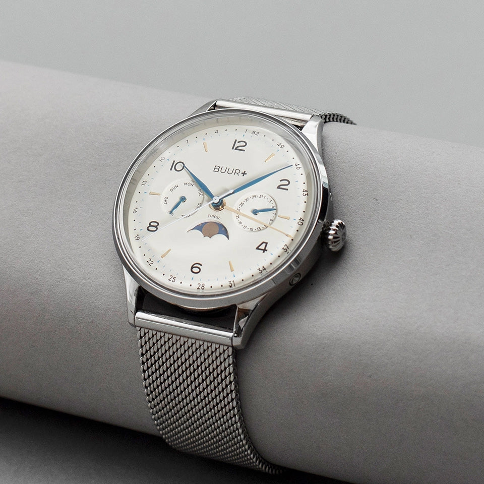 Tungl in Cream – Schweizer Mondphasenkalender im Vintage-Stil