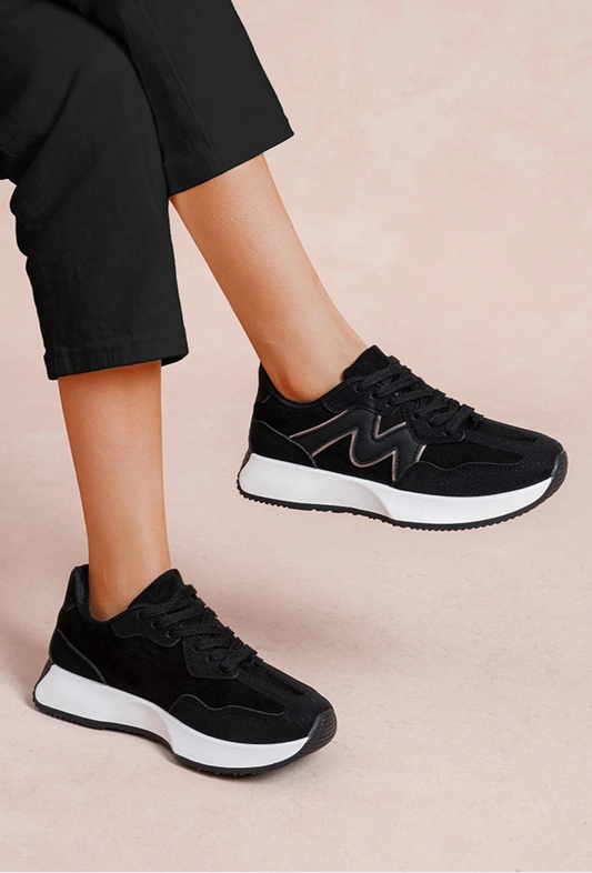 Damen-Sneaker mit dicker Sohle in mehreren Farben