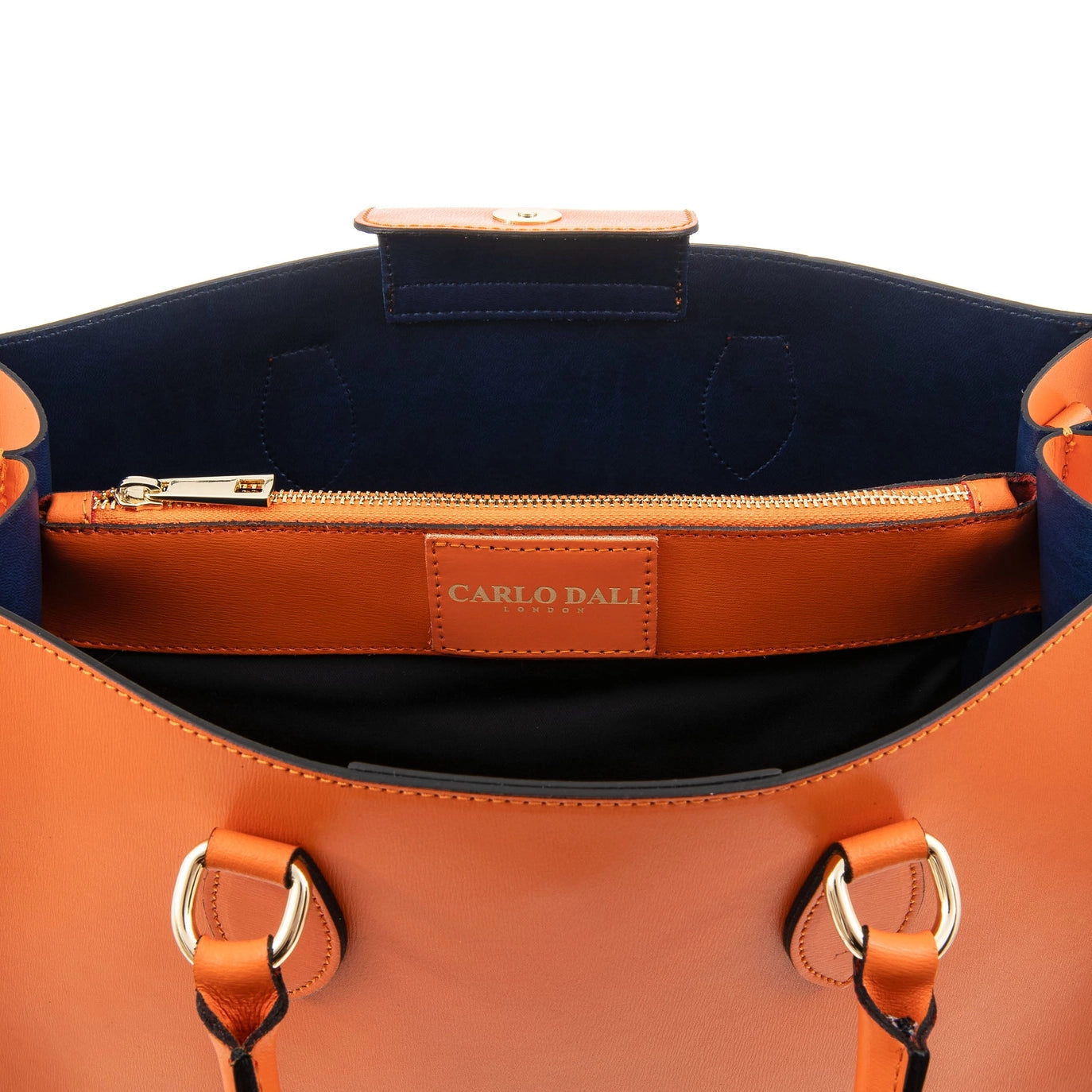 CARLO DALI „Brigitte“ – Elegante Tragetasche aus echtem Leder