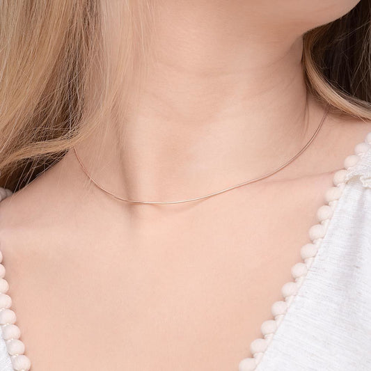 Choker Snake – 18 K Roségold-Vergoldung