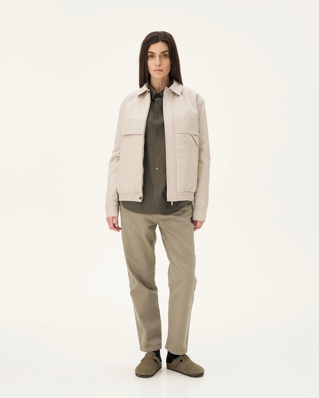 Nevada Daunenjacke – Beige | Wasserabweisend & gesteppt