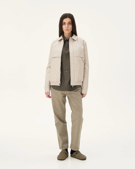 Nevada Daunenjacke – Beige | Wasserabweisend & gesteppt